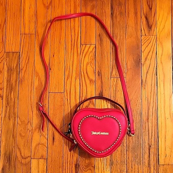 Juicy Couture Handbags - NWT Romantic Juicy Couture Love Never Dies mini tote. Valentine red.